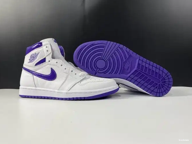 Cheap 1 PURPLE JORDAN RETRO HIGH CD0461-151 COURT AIR 0510